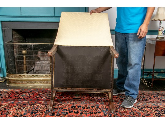 Vintage Chippendale Style Lounge Chair 