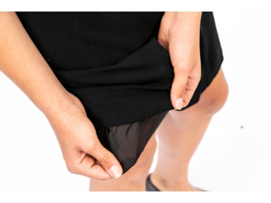 CHANEL Black Wool Skirt