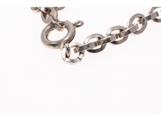 Sterling Silver Ultilitarian Matinee Length Cable Link Chain