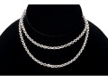 Sterling Silver Ultilitarian Matinee Length Cable Link Chain
