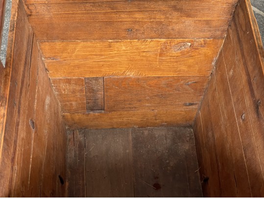 Two Compatible Antique Wood Buckets