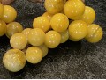 Two Large Vintage Composition Grapes Clusters 