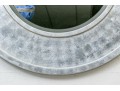 Decorative Circular Framed, Beveled Edge Mirror