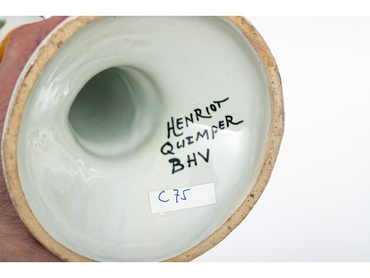 Delightful Collection Of Quimper Ceramic Table Wares, 19th - 20th C.