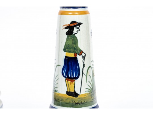 Delightful Collection Of Quimper Ceramic Table Wares, 19th - 20th C.