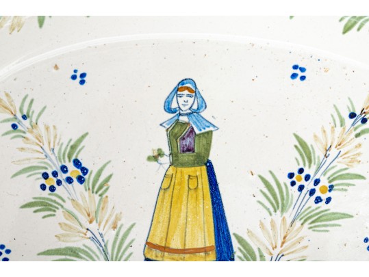 Delightful Collection Of Quimper Ceramic Table Wares, 19th - 20th C.