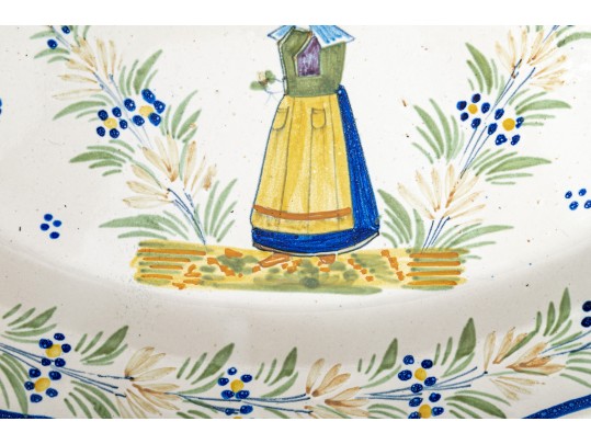 Delightful Collection Of Quimper Ceramic Table Wares, 19th - 20th C.