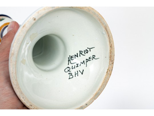 Delightful Collection Of Quimper Ceramic Table Wares, 19th - 20th C.