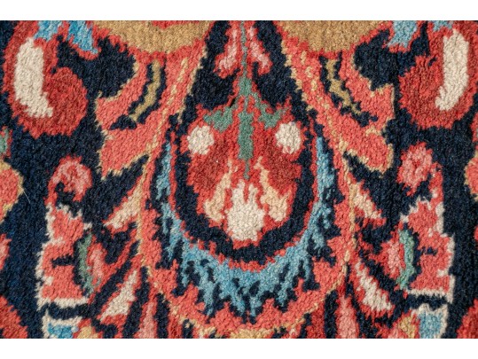 Vintage Persian Hamdan Wool Carpet -  3' 6