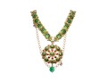 18k Yellow Gold Majestic Reversible Navaratna Necklace