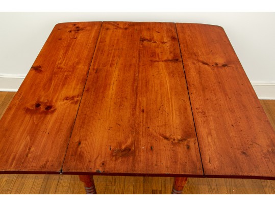 19th Century Pine Drop Leaf Table