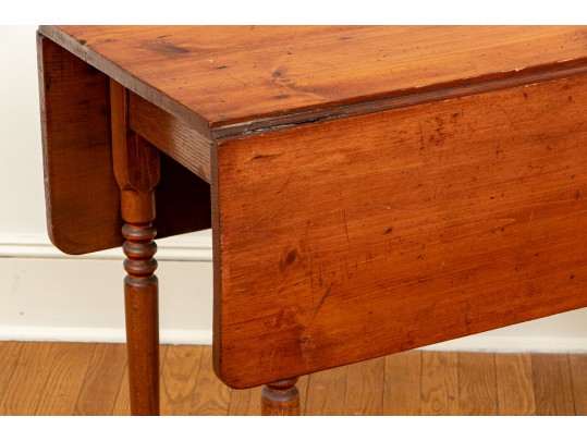 19th Century Pine Drop Leaf Table