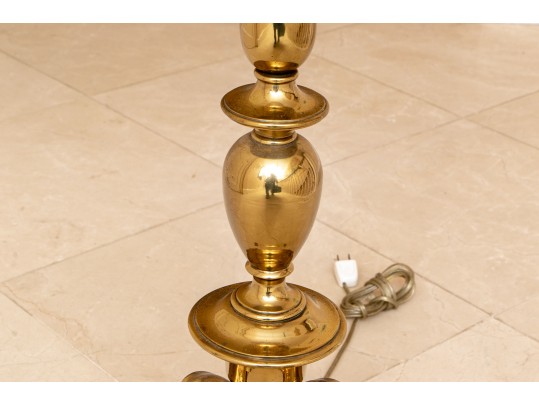 Vintage Brass Floor Lamp