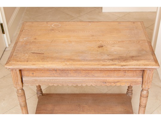 Country Pine Tiered Table 