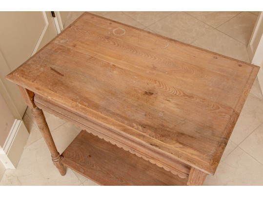 Country Pine Tiered Table 