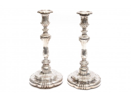 Fabulous Sterling Silver Candlesticks 