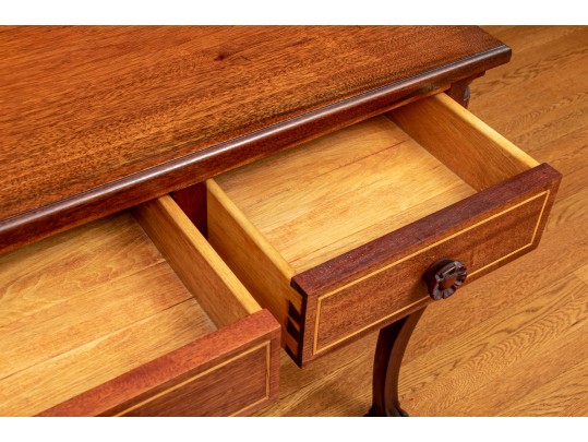 Three Drawer Console Table