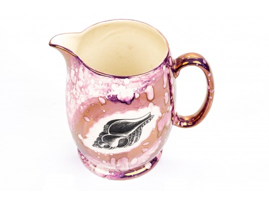 Mottahedeh Conch Shell Lustreware Pitcher