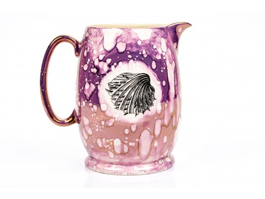Mottahedeh Conch Shell Lustreware Pitcher