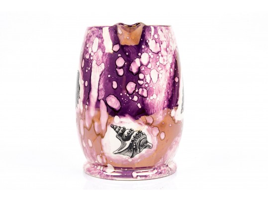 Mottahedeh Conch Shell Lustreware Pitcher