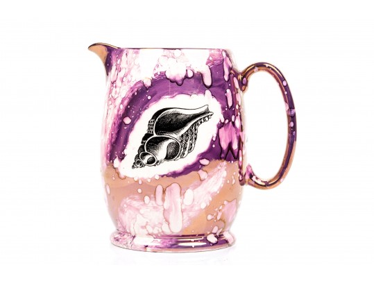 Mottahedeh Conch Shell Lustreware Pitcher