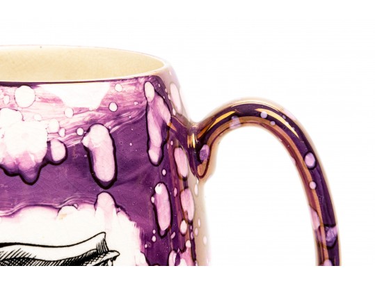 Mottahedeh Conch Shell Lustreware Pitcher