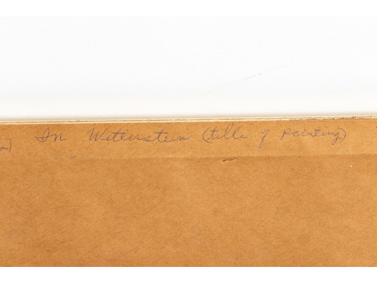 Signed Landscape Watercolor