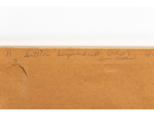 Signed Landscape Watercolor