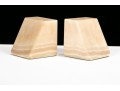 Vintage Alabaster Bookends 