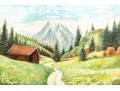Signed Landscape Watercolor