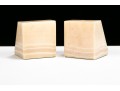 Vintage Alabaster Bookends 