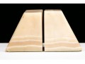 Vintage Alabaster Bookends 