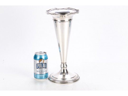 Early Gorham Weighted Sterling Trumpet Vase