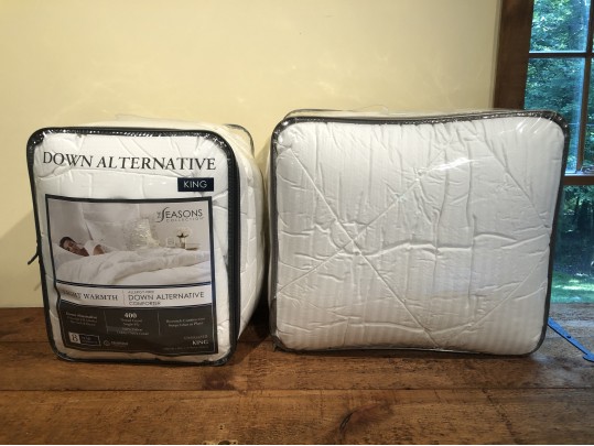 King Duvet Insert And Down Alternative Comforter