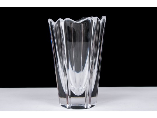 Orrefors Lars Hellsten Corona Cased Signed Vase - #40