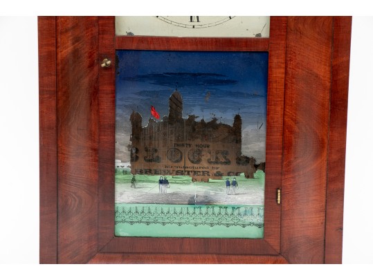 Brewster & Co. 30 Hour Clock With Pendulum And Key