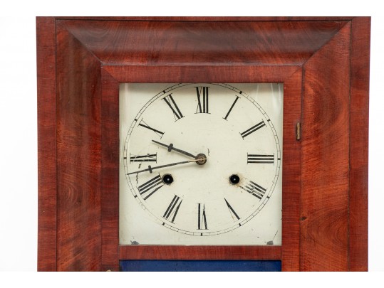 Brewster & Co. 30 Hour Clock With Pendulum And Key