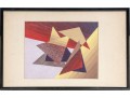 Abstract Cubist Triangle Art
