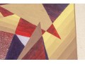 Abstract Cubist Triangle Art