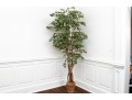 Tall Faux Potted Ficus Tree