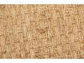Seagrass Area Rug With Pink Cotton Twill Border, 108
