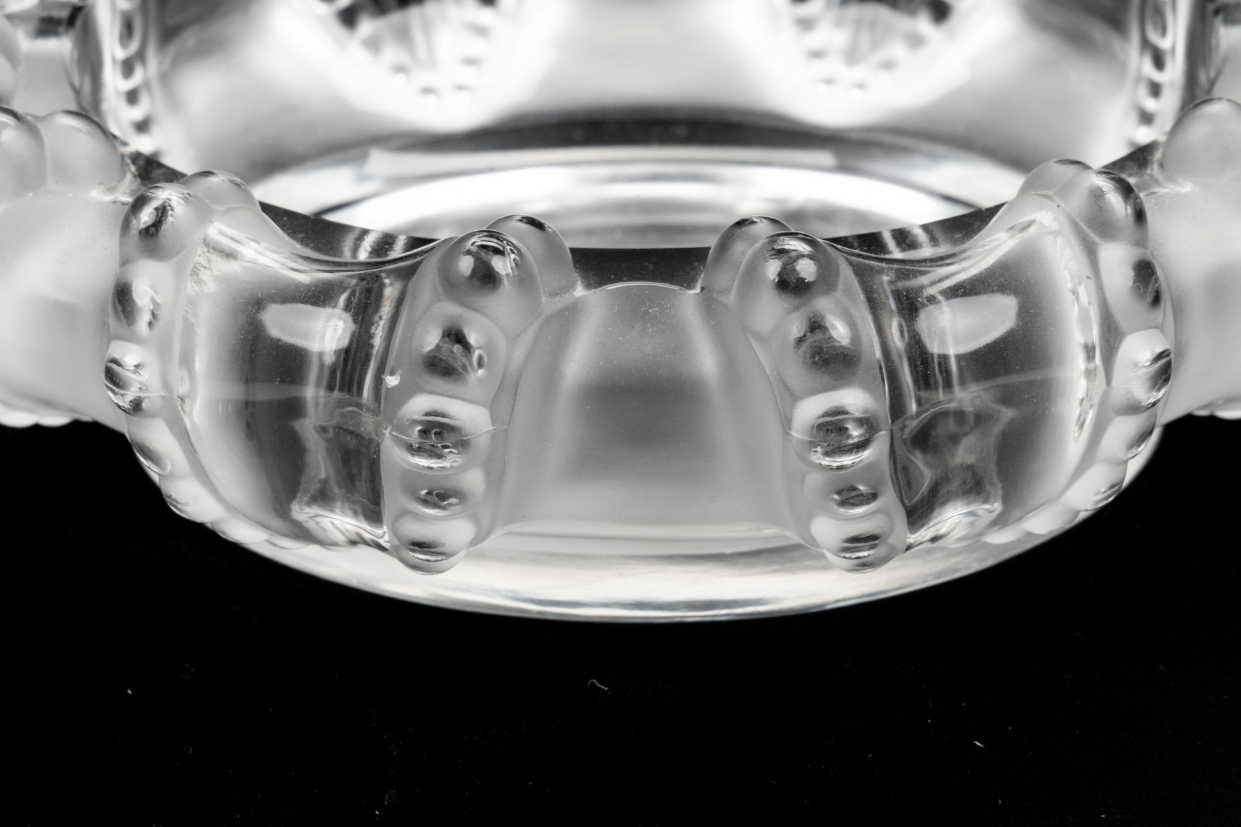 Lalique Crystal Cigar Ashtray/Bowl In 