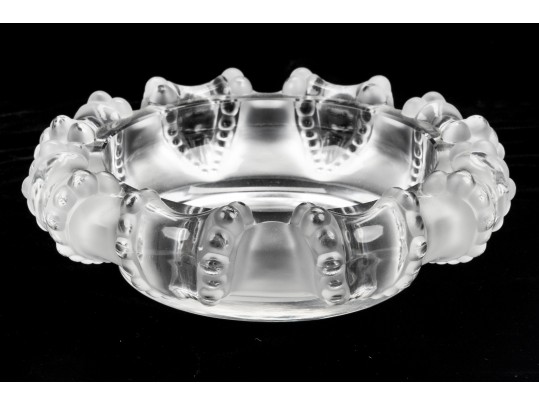 Lalique Crystal Cigar Ashtray/Bowl In 