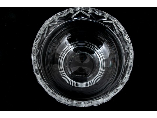 Tiffany Crystal  Heart Bowl