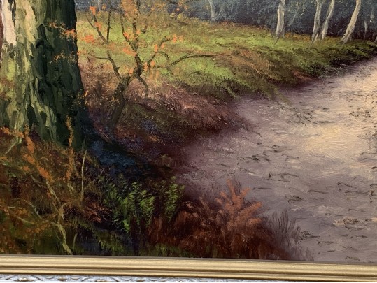 Remsen Signed Oil On Canvas Landscape