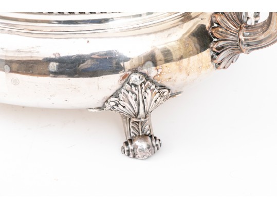 Silver Plate Lidded Serving Dish