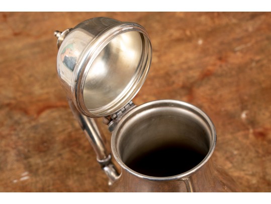 International Silver Georgian Castle Coffee Pot, Creamer And Sugar