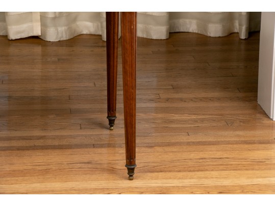 Regency Round Marble Top Side Table