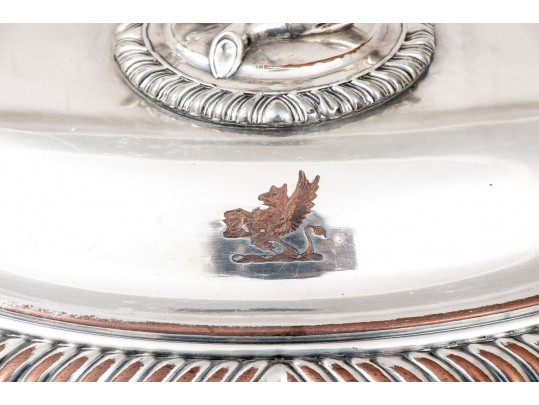 Silver Plate Lidded Serving Dish
