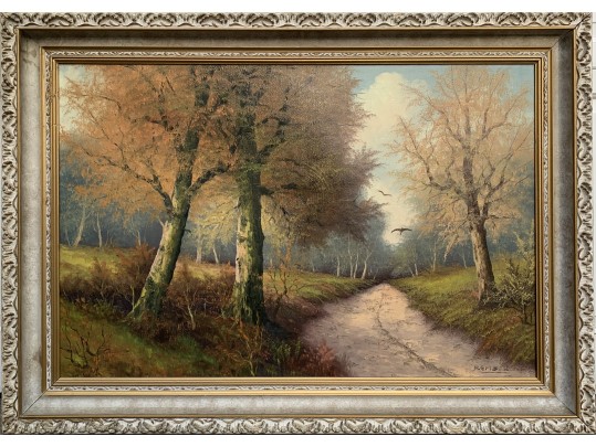 Remsen Signed Oil On Canvas Landscape